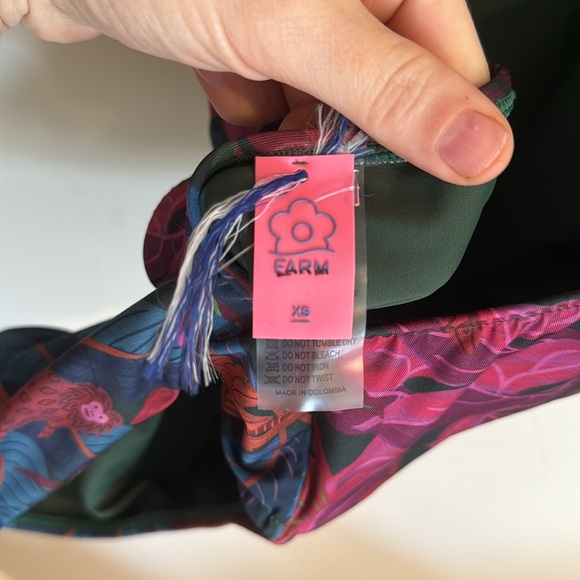 NWOT Farm Rio Sweetheart One-Piece Swimsuit XS - Picture 9 of 9